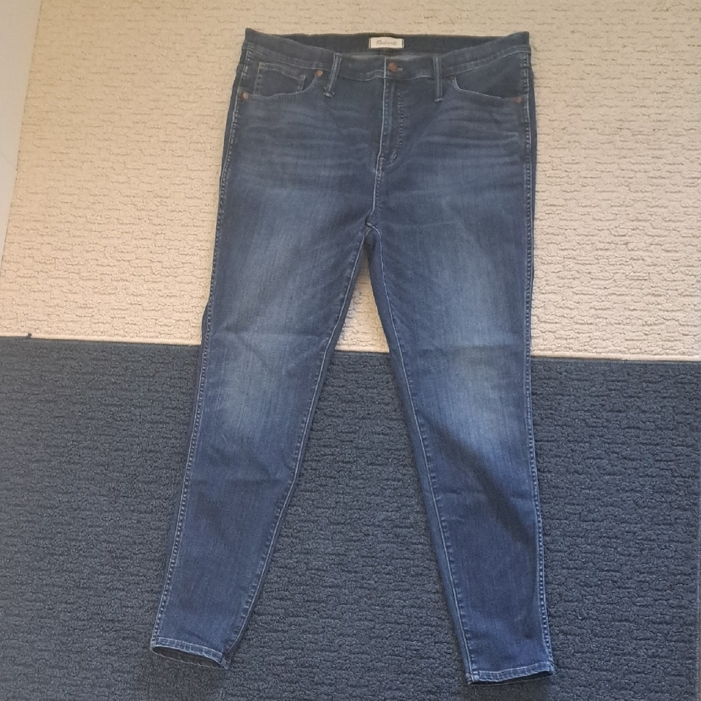 Madewell Tall 34 Blue Women's Skinny Jeans
